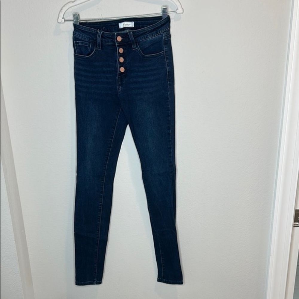 KanCan Dark Indigo High-Rise Jeans